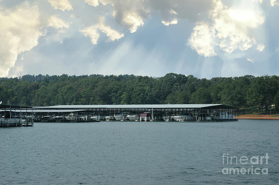 Portman Marina on Lake Hartwell in Anderson South Carolina Photograph by Dale Powell