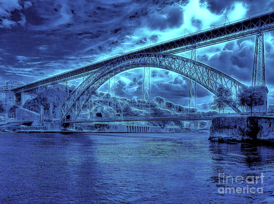 Porto 44 Blue bridge by Leigh Kemp Porto 44 Blue bridge by Leigh Kemp