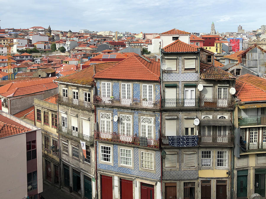 Porto Roofs Photograph by Georgia Clare