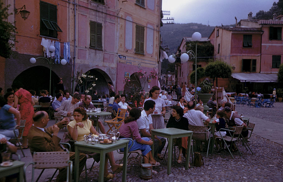 Portofino Cafe Photograph by Thurston Hopkins