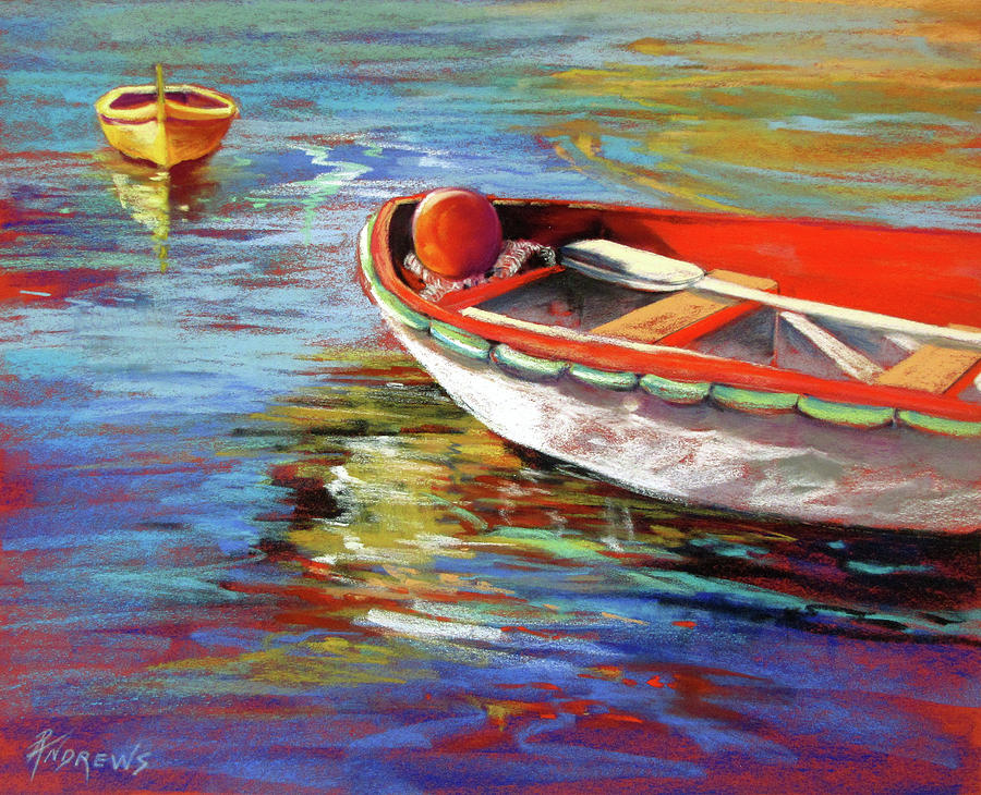 Portofino Drift Painting by Rae Andrews