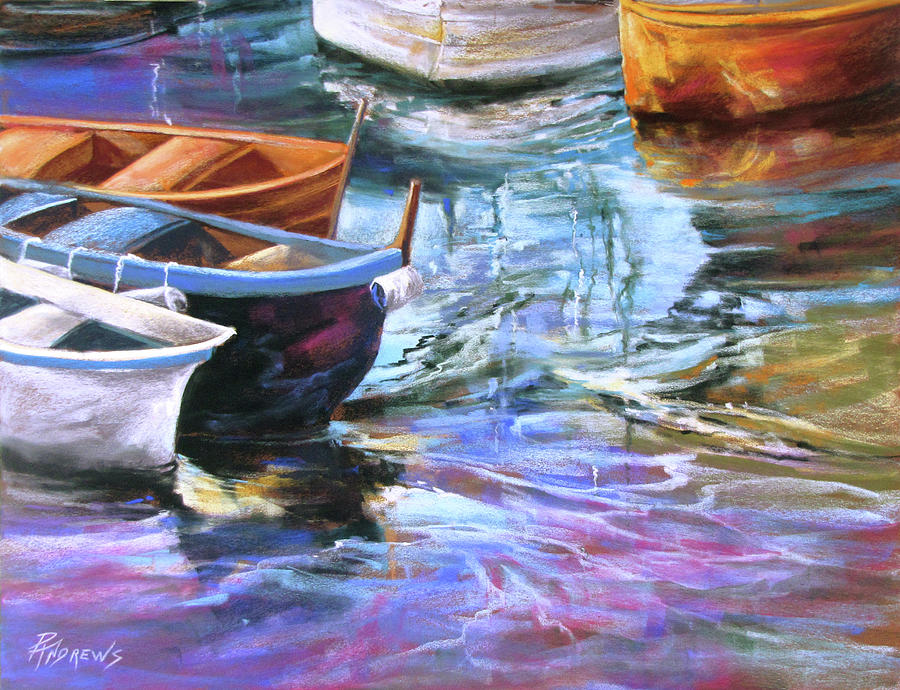 Portofino Glory Painting by Rae Andrews