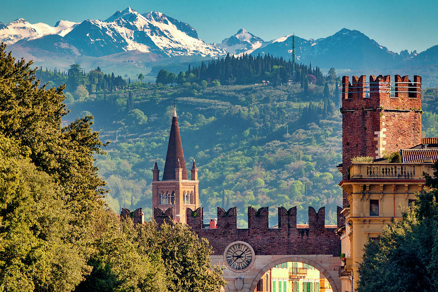 Portoni della Bra and surrounding Alps by Fabrizio Troiani Portoni della Bra and surrounding Alps by Fabrizio Troiani