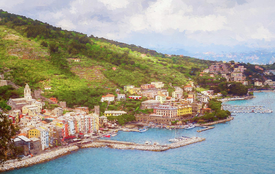 Portovenere Italy on the Ligurian Sea Artistic Photograph by Joan Carroll