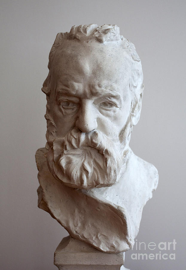 Victor Hugo Photograph - Portrait Bust Of Victor Hugo By Auguste Rodin by Auguste Rodin