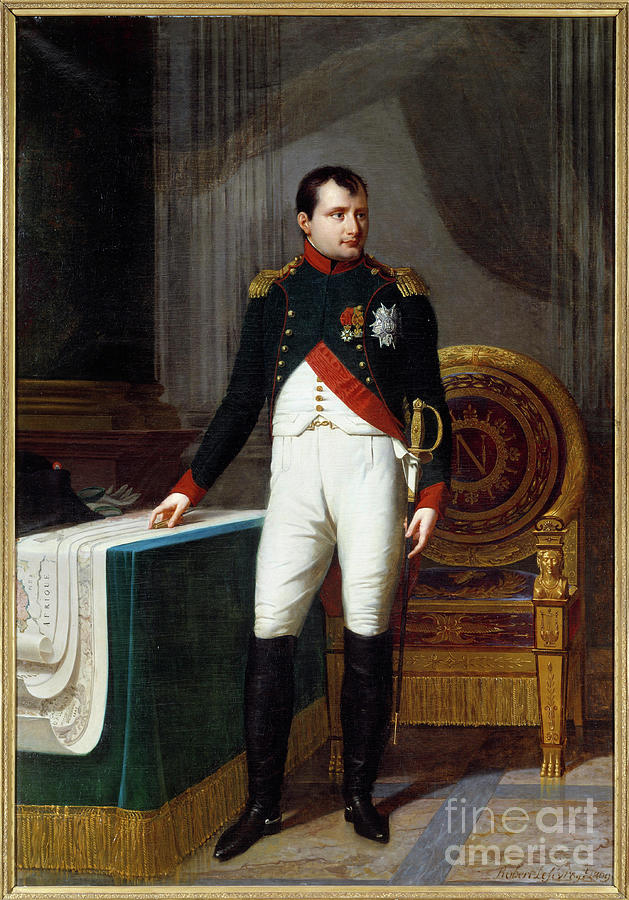 Portrait En Pied De Napoleon I Painting By Robert Lefevre - Pixels