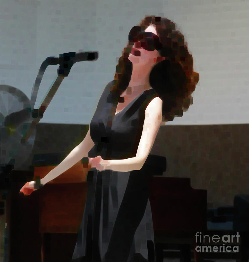 Singer Photograph - Portrait in Influence Based Jazz by Steven Digman Singer Photograph - Portrait in Influence Based Jazz by Steven Digman