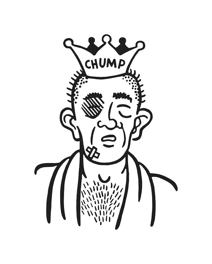 Portrait of a Chump Drawing by CSA Images - Fine Art America