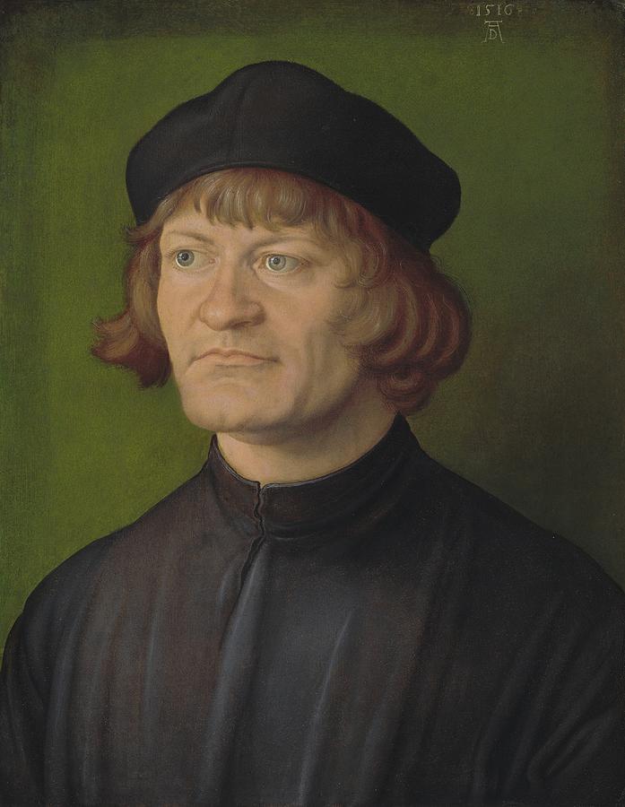 Portrait Painting - Portrait Of A Clergyman Johann Dorsch by Albrecht Durer