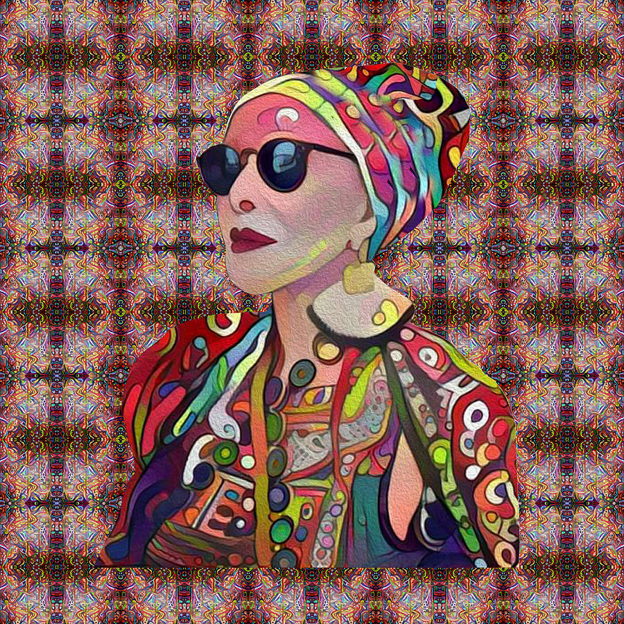Portrait of a Fancy Lady Digital Art by Diego Taborda