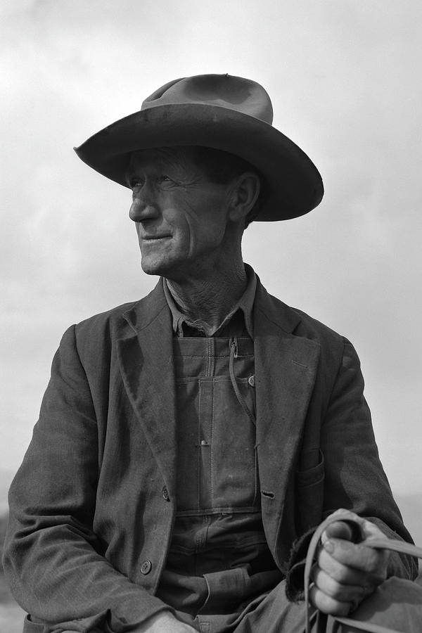Portrait of a Farmer Painting by Dorothea Lange - Fine Art America