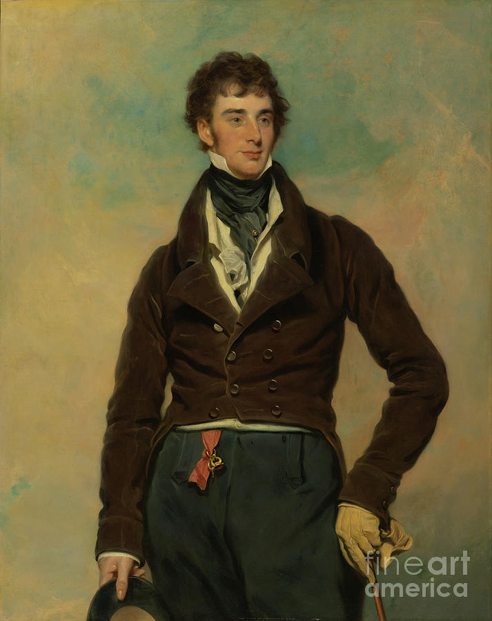 Portrait Of A Gentleman By Martin Archer Shee Painting by Martin Archer ...