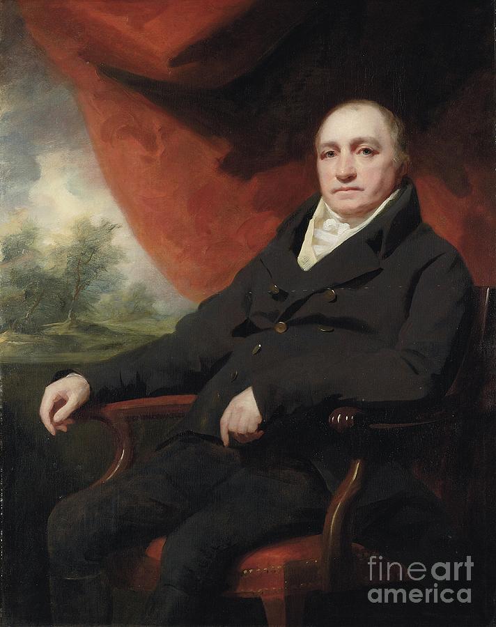 Portrait Of A Gentleman, Traditionally Identified As Dr. Black Or Dr. Blake Painting by Henry Raeburn