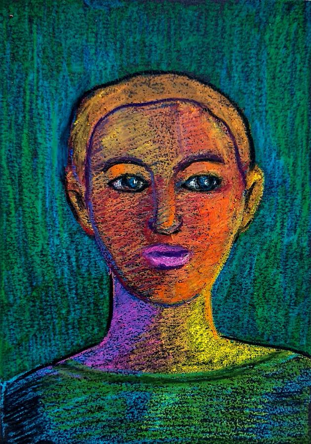 Portrait of a girl by Asha Sudhaker Shenoy Portrait of a girl by Asha Sudhaker Shenoy