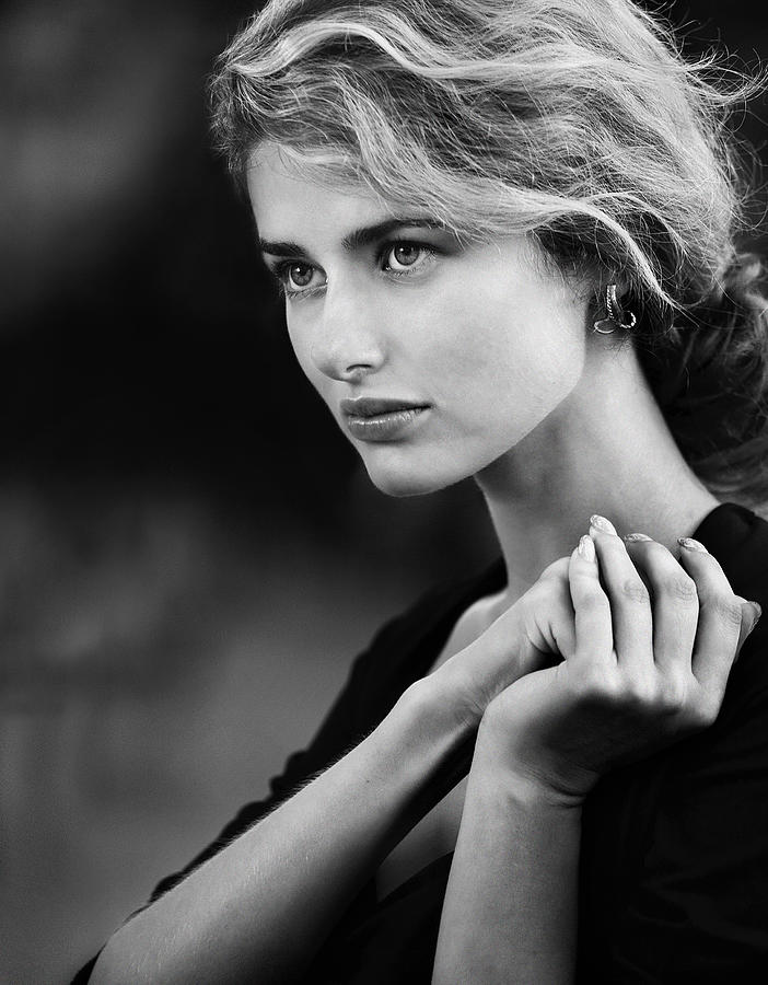 Portrait Of A Girl Photograph by Siarhei Mikhaliuk *