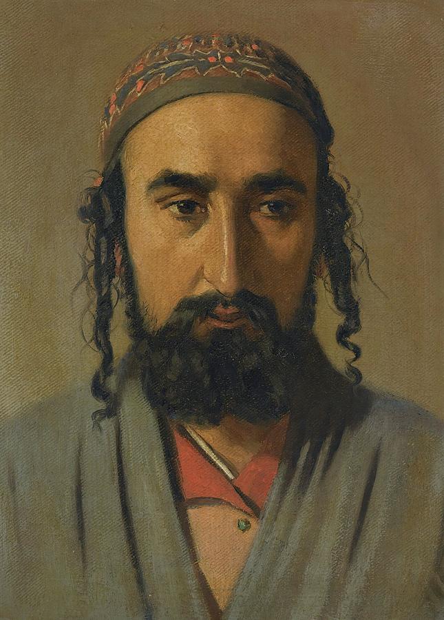 Portrait Of A Jewish Merchant Painting by Vasily Vasilevich Vereshchagin Portrait Of A Jewish Merchant Painting by Vasily Vasilevich Vereshchagin
