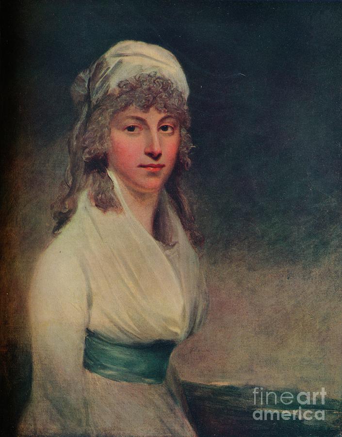 Portrait Of A Lady, C1790 Drawing by Print Collector