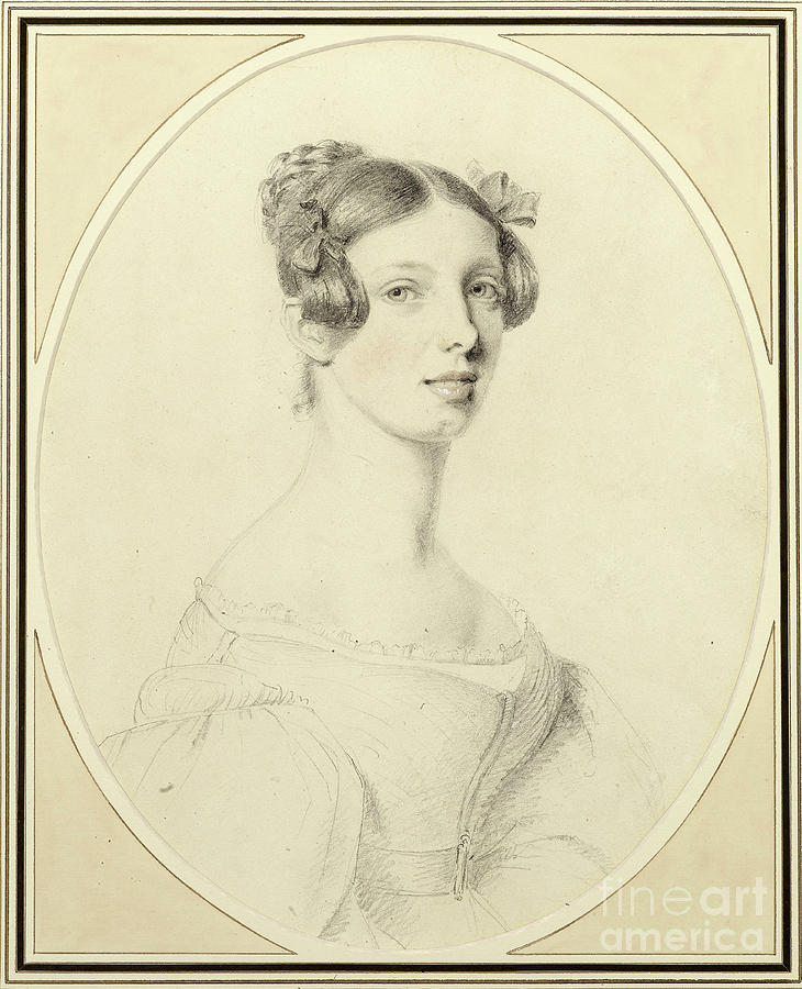 Portrait Of A Lady, C.1830 Painting by William Foy - Fine Art America