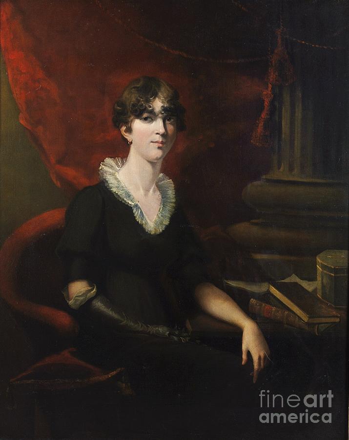 Portrait Of A Lady, Possibly Sarah Harriet Burney Painting by Thomas Lawrence
