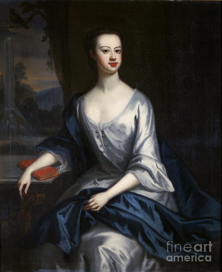 Portrait Of A Lady, Thought To Be Eleanor Verney Painting by Charles Jervas