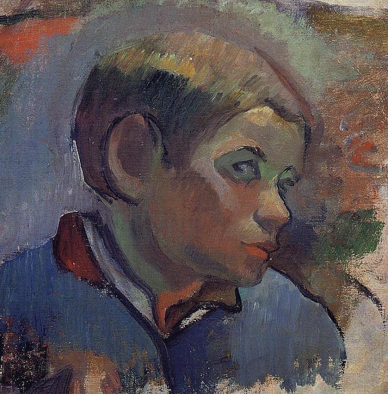 Portrait of a Little Boy 1888 Painting by Paul Gauguin - Fine Art America