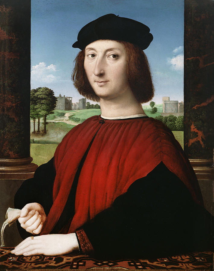 Portrait Of A Man, C1505 Painting by Raphael - Pixels