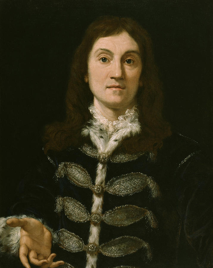 Portrait of a Man Painting by Giovanni Battista Gaulli
