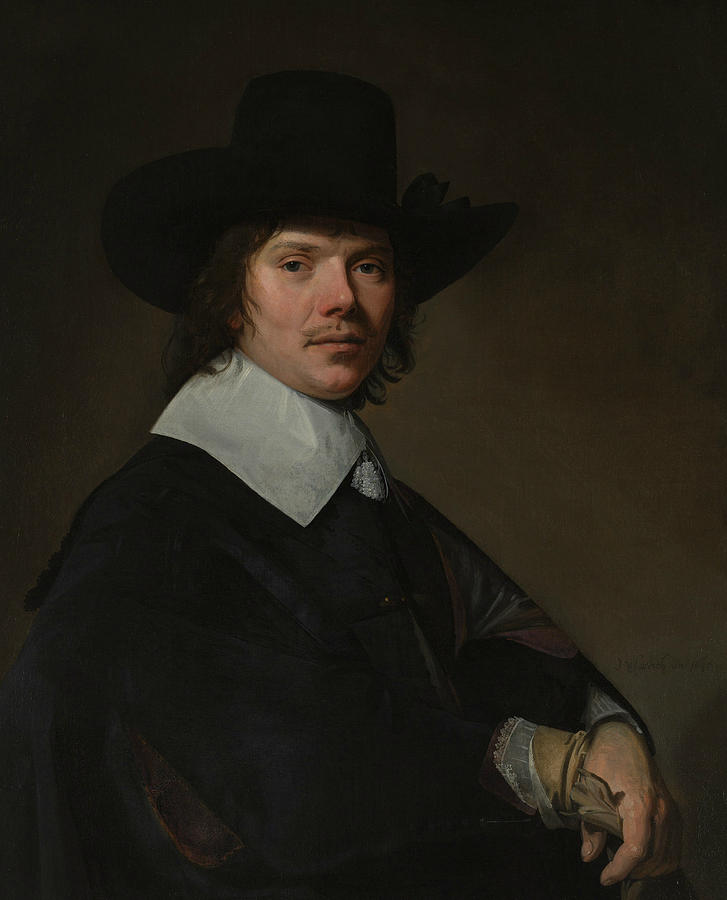 Dutch Painters Painting - Portrait of a Man by Johannes Cornelisz Verspronck