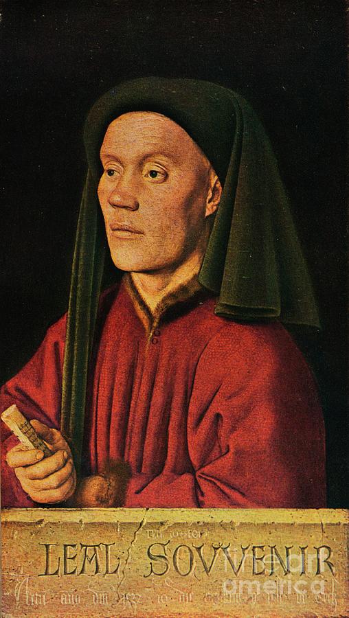Portrait Of A Man Léal Souvenir, 1432 Drawing by Print Collector