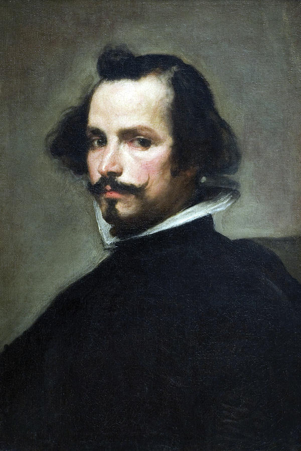 Portrait of a Man Painting by Workshop of Diego Rodrguez de Silva y Velzquez