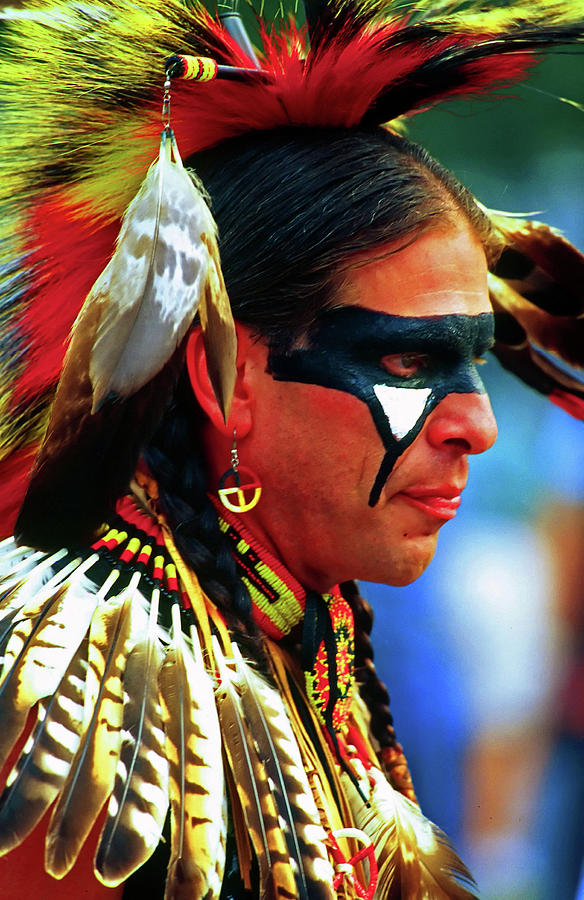 Portrait of a Native American Photograph by Bill Jonscher