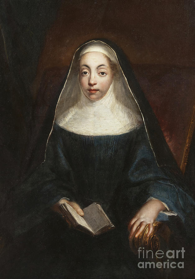 Portrait of a Nun of the Order of the Holy Annunciation  Painting by Francesco Trevisani
