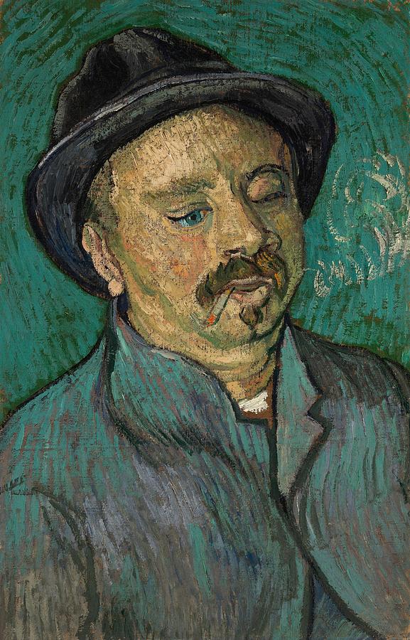 Vincent Van Gogh Painting - Portrait of a One-Eyed Man. by Vincent van Gogh -1853-1890-