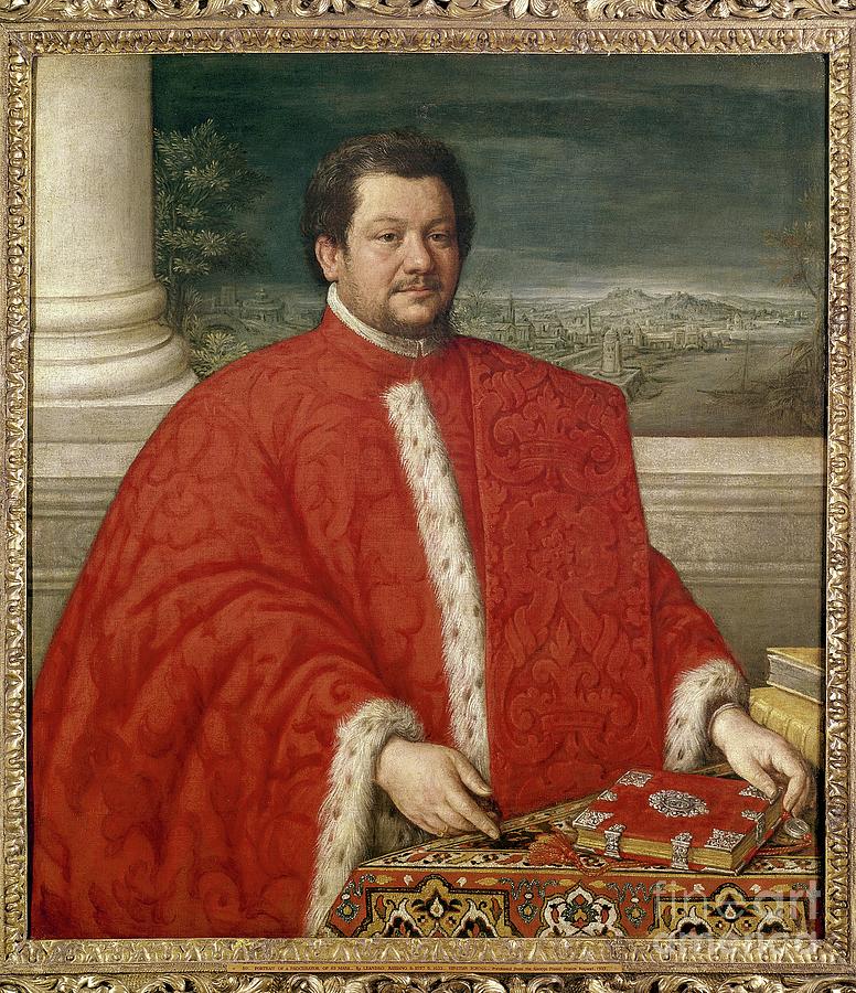 Portrait Of A Procurator Of St. Mark Painting by Leandro Da Ponte Bassano