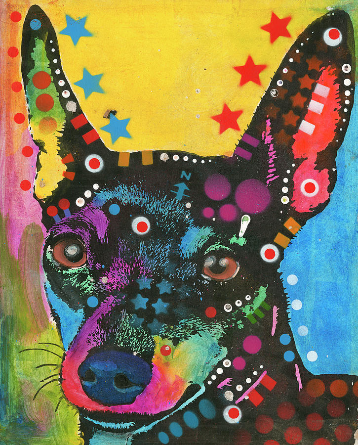 Animal Mixed Media - Portrait Of A Pup by Dean Russo- Exclusive