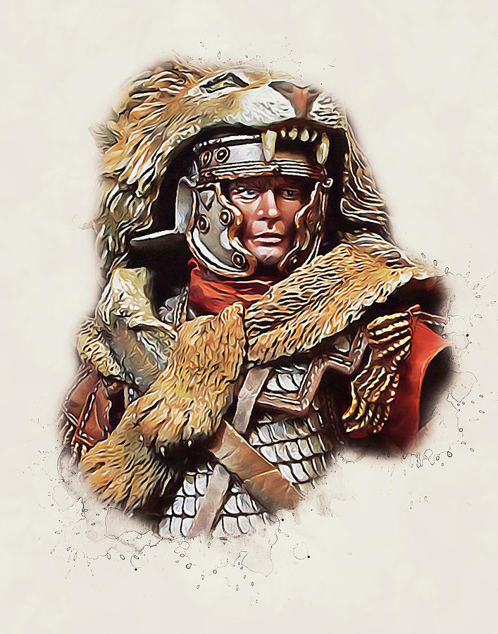 Portrait of a Roman Legionary - 47 Painting by AM FineArtPrints
