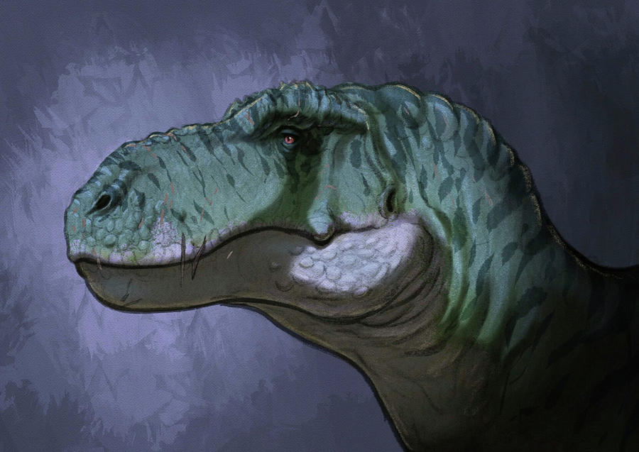 t rex portrait