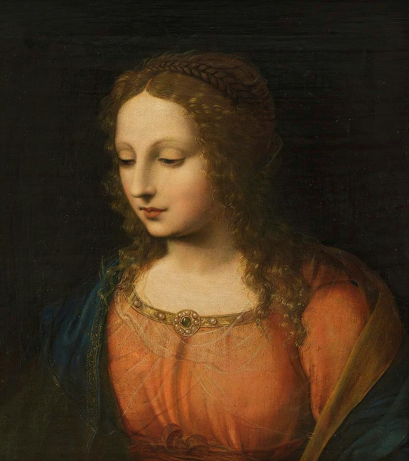 Leonardo Da Vinci Painting - Portrait Of A Woman by Bernardino Luini
