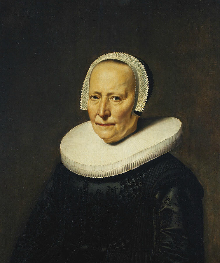Portrait of a Woman Painting by Dirck van Santvoort