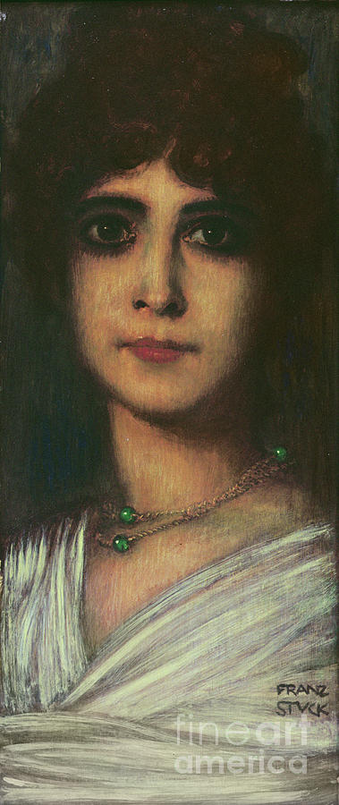 Portrait Of A Woman Painting by Franz Von Stuck