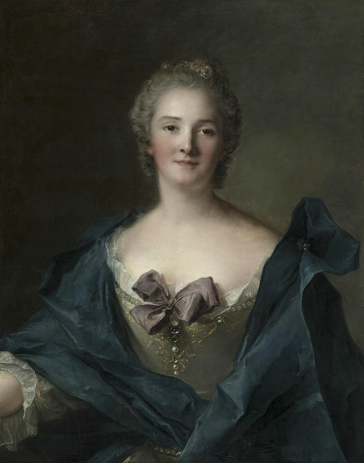 Portrait of a Woman Painting by Jean-Marc Nattier