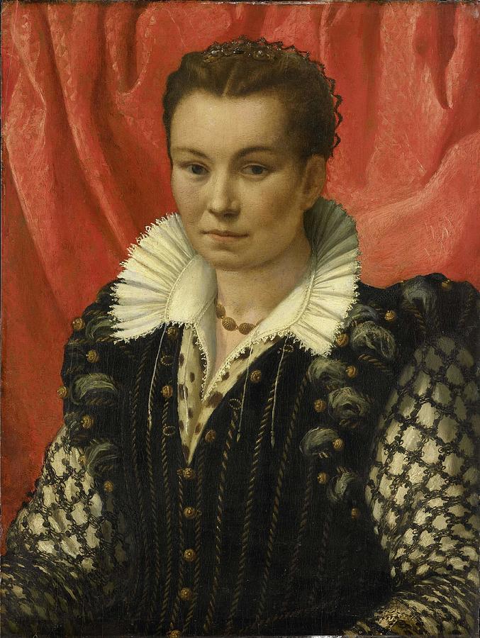 Portrait of a Woman. Painting by Lorenzo Lotto -rejected attribution-