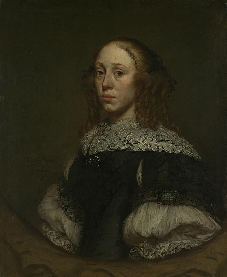 Portrait of a Woman Painting by Pieter van Anraedt