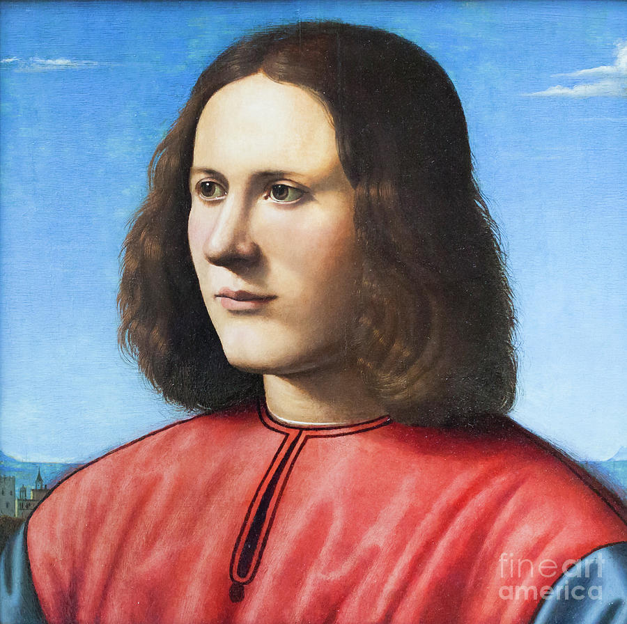 Portrait of a young man, Piero Di Cosimo Photograph by Roberto ...