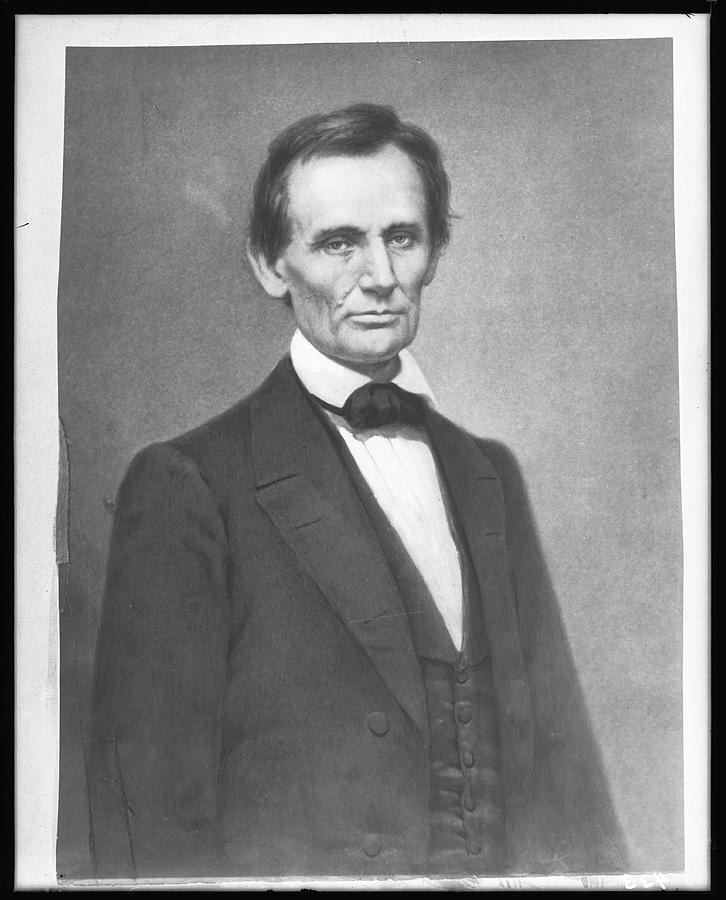Portrait Of Abraham Lincoln Photograph by The New York Historical Society