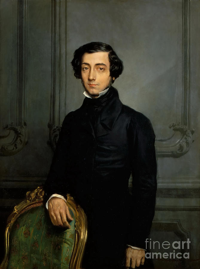 Portrait Of Alexis De Tocqueville Drawing by Heritage Images