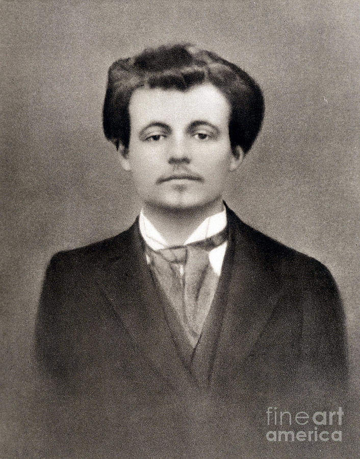 Portrait Of Alfred Jarry Circa 1900 Photograph by French School