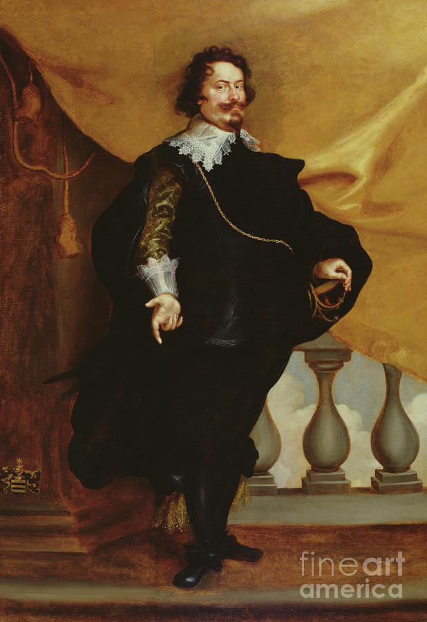 Portrait Of An Aristocrat Painting by Frans Luyckx Or Leux - Pixels