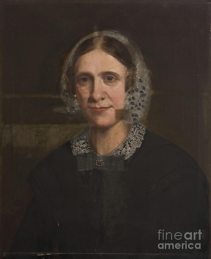 Portrait Of An Unknown Woman, 19th Century Painting by British School ...