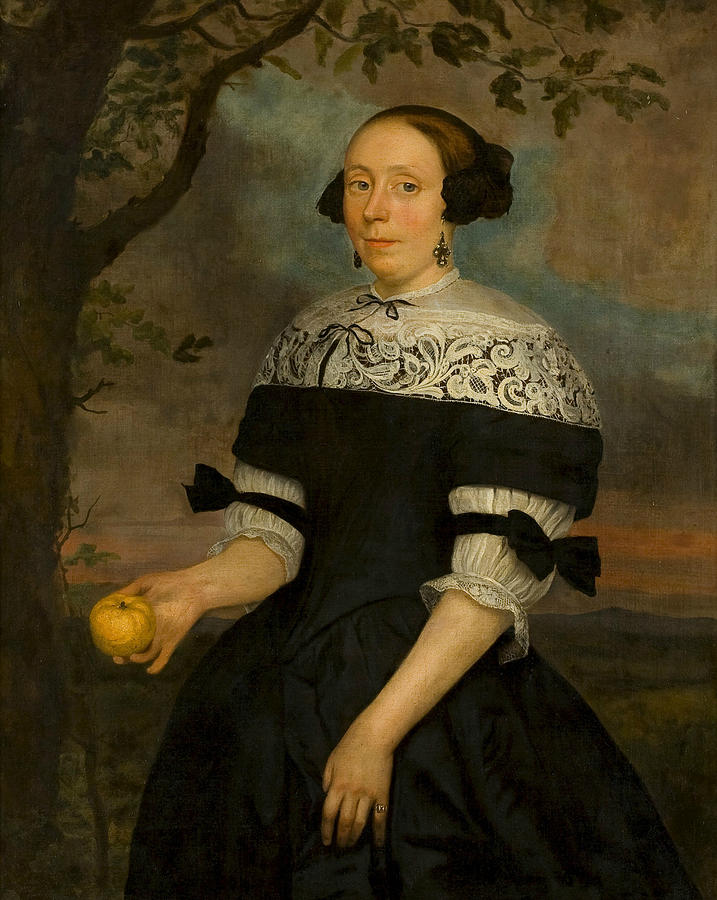 Portrait Of An Unknown Woman Painting by Hendrick ten Oever